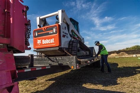 hauling a compact track loader and skid steer|skid steer loader trailer.